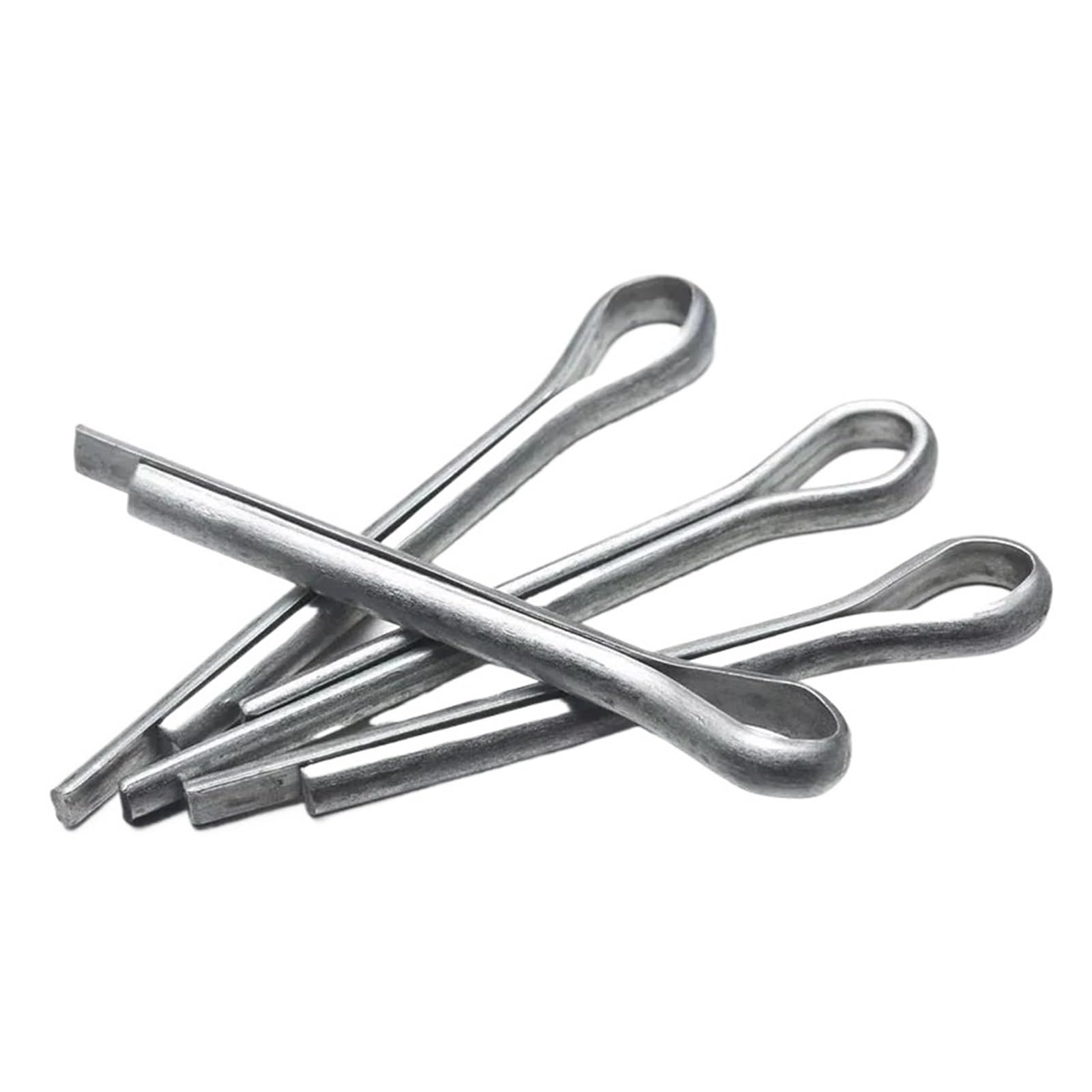 Molla a molla zincata in acciaio al carbonio M8 M10 M12, forcina for capelli, morsetto diviso, clip elastica aperta for trattore(M8X120mm 10pcs)