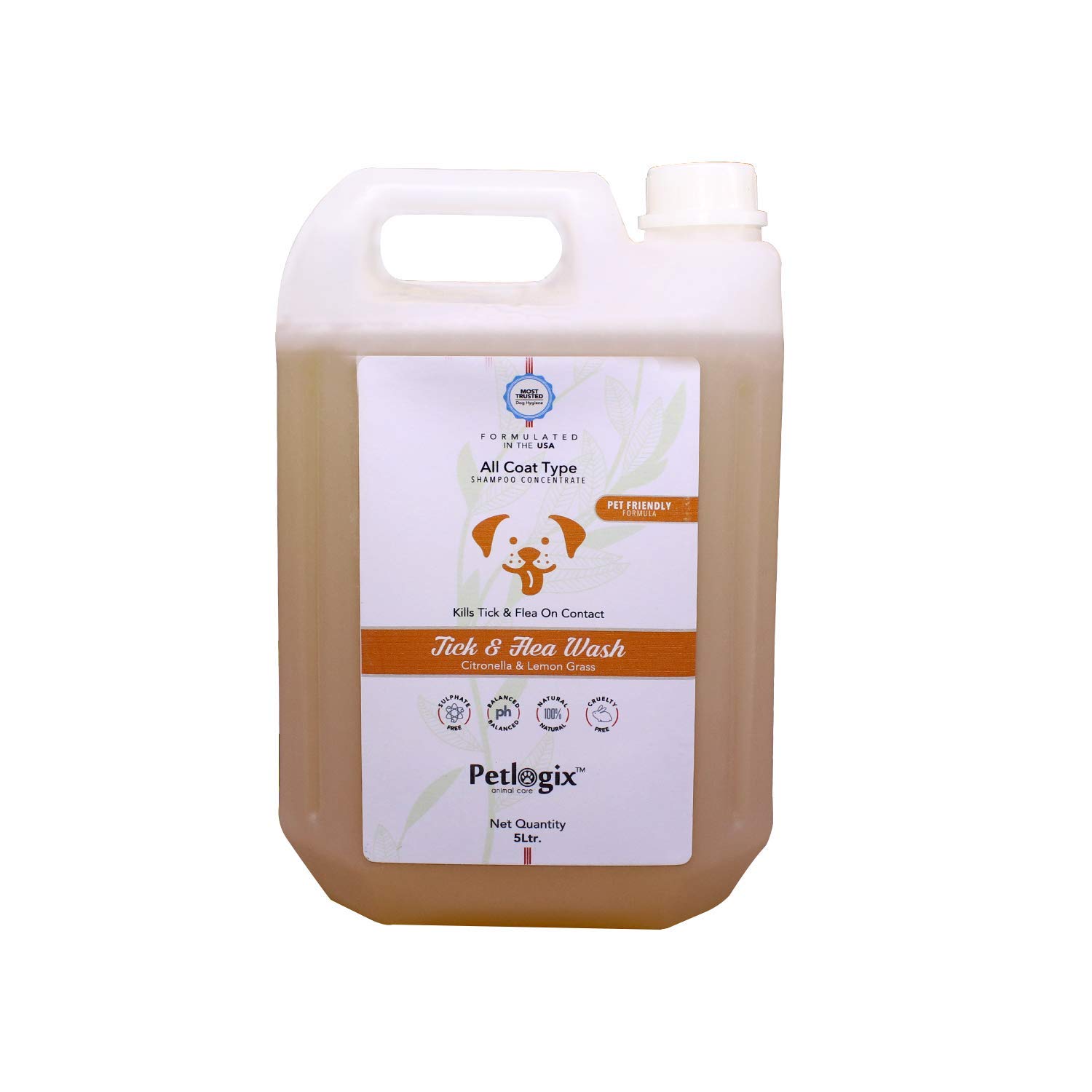 See full amazon price history chart for Petlogix Natural Tick & Flea Wash Shampoo Infused with Citronella & Lemongrass Anti Itch Coat Cleanser for Pet Dogs & Cats Mineral Oil, SLS & Paraben Free (5 Litre) Petlogix Natural Tick & Flea Wash Shampoo Infused with Citronella & Lemongrass Anti Itch Coat Cleanser for Pet Dogs & Cats Mineral Oil, SLS & Paraben Free (5 Litre) (B08CWTYXH2) Amazon Price History, Amazon Price Tracker