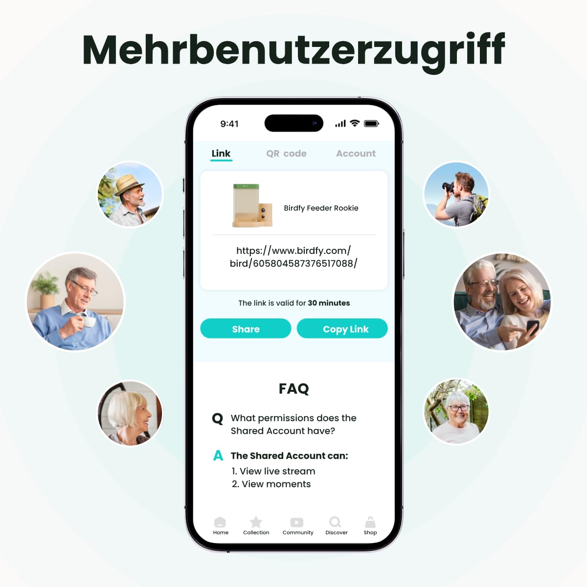 Birdfy Smart Vogelfutterhaus mit Kamera für Anfänger, Solarbetriebener Vogelfutterautomat für den Außenbereich mit doppelter Nachtsicht, KI Vogelerkennung kostenlos, Zeitlupe und Schutzklasse IP66