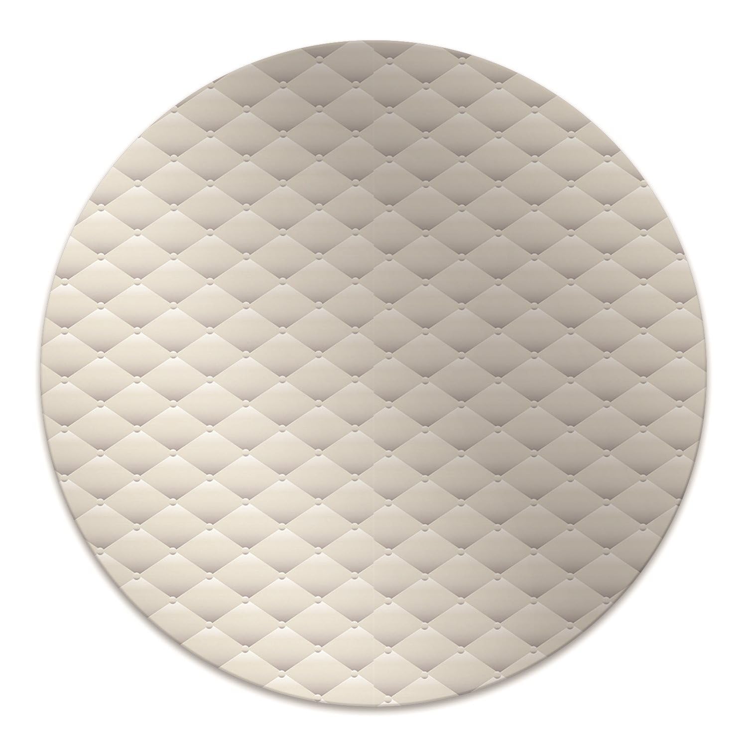 Tapis pour protection imperméable et antidérapant avec motif matelassé élégant ø100 cm