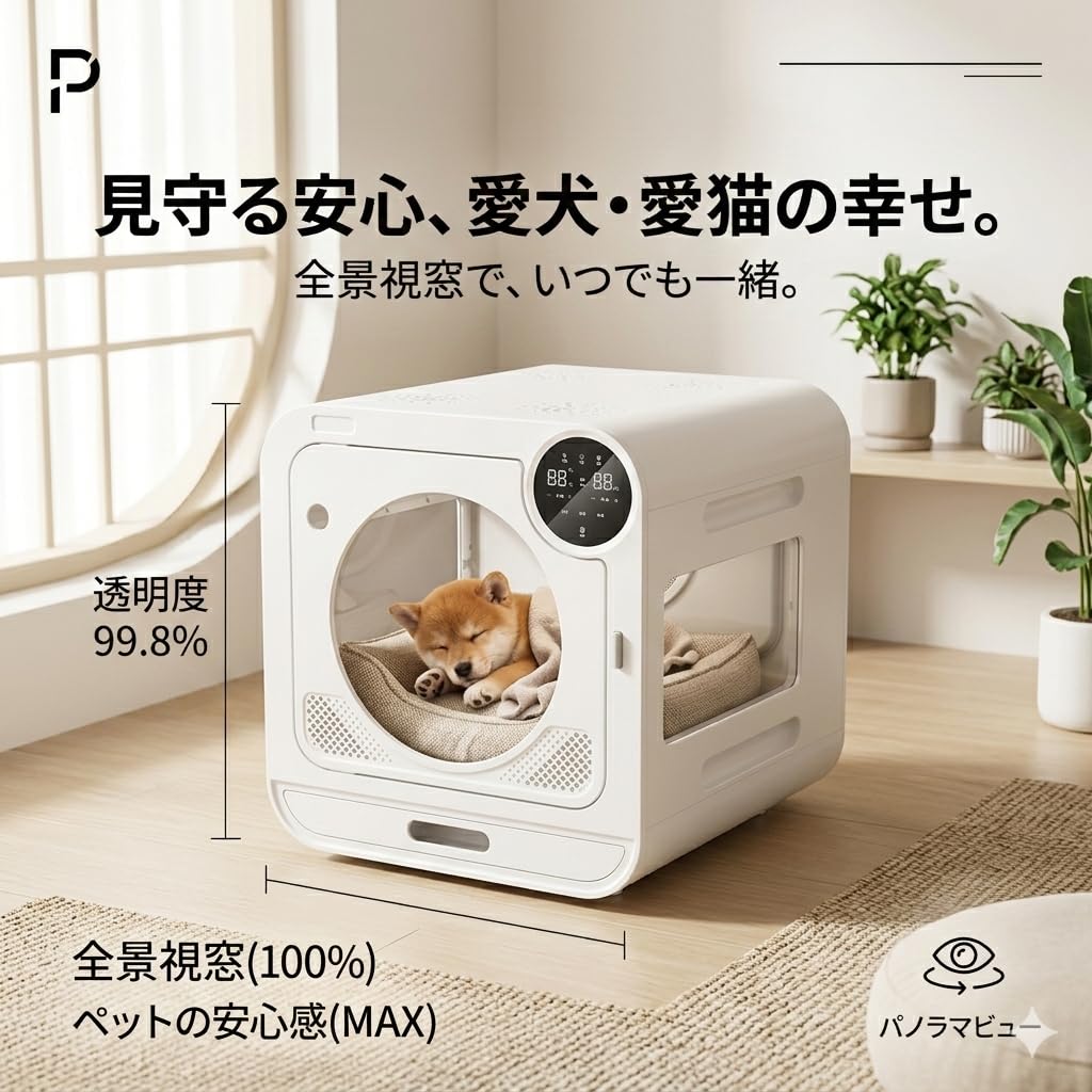 Amazon.co.jp: YIMAIDA ペットドライヤー 猫 犬用 ドライルーム ペット