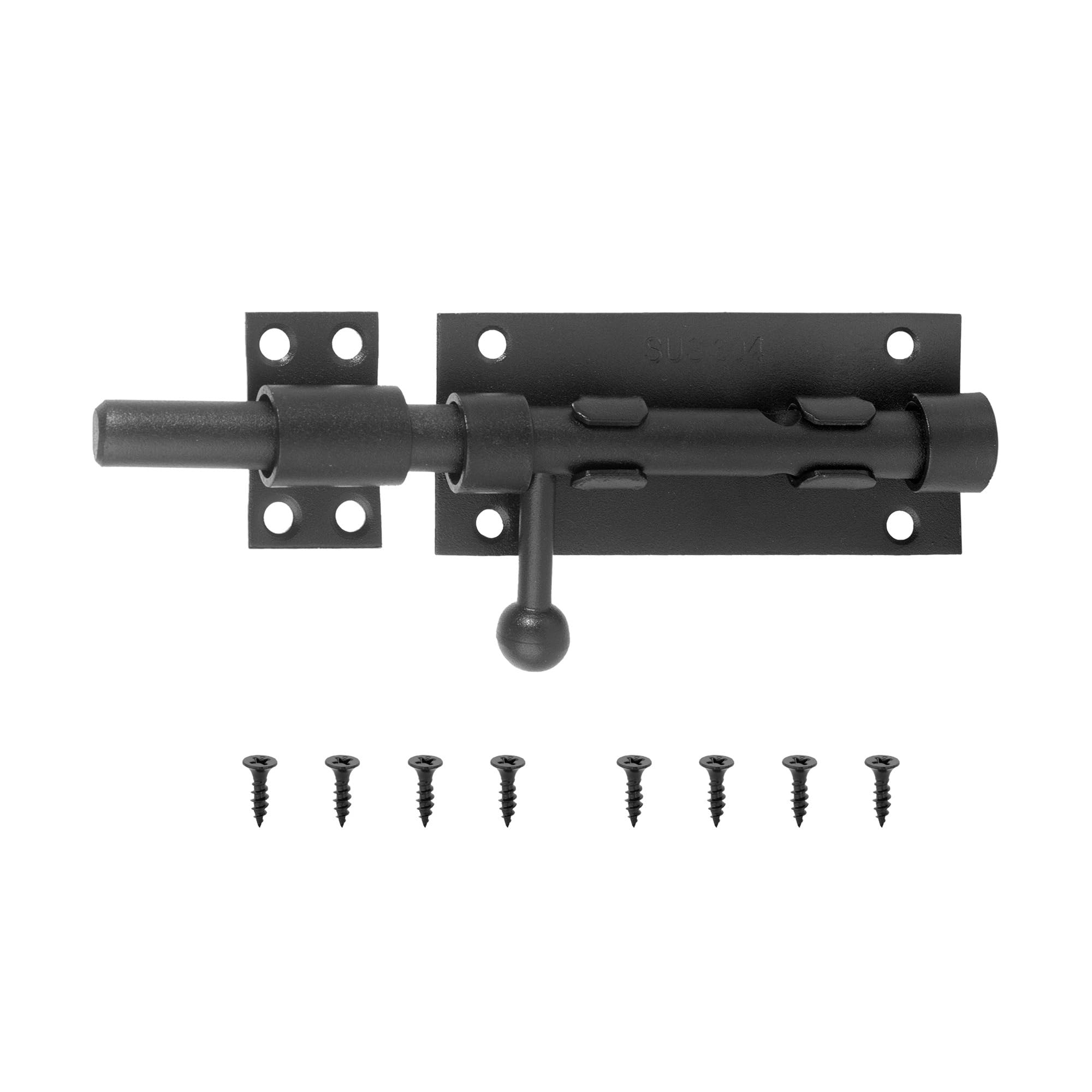 Metal Slide Bolt Latch for Wooden Gate and Fence Doors