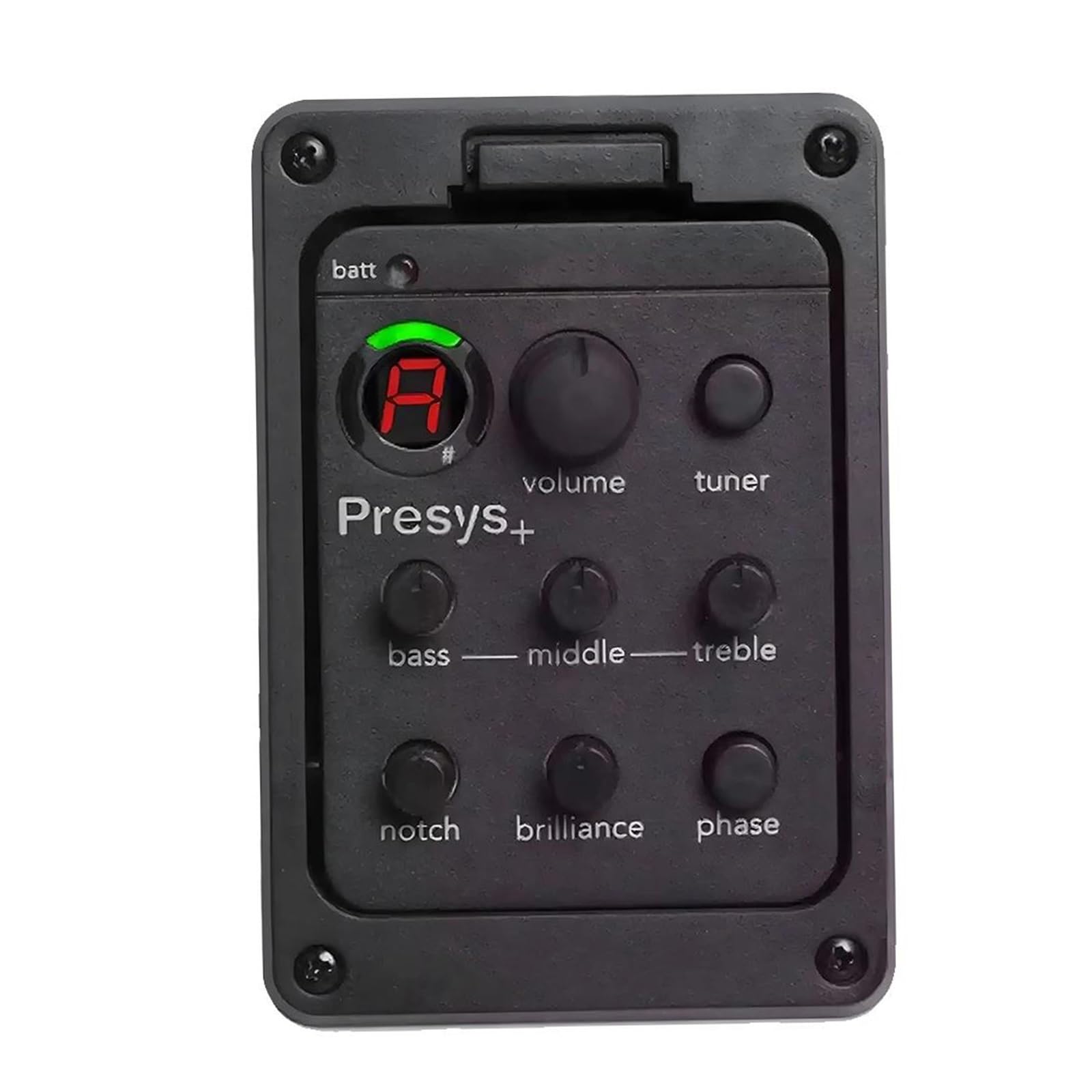 Pickup Per Chitarra Classico Accordatore EQ Per Chitarra Acustica A 4 Bande Pickup Piezoelettrico Compatibile Con Preamplificatore Integrato Pickup Per Chitarra Acustica