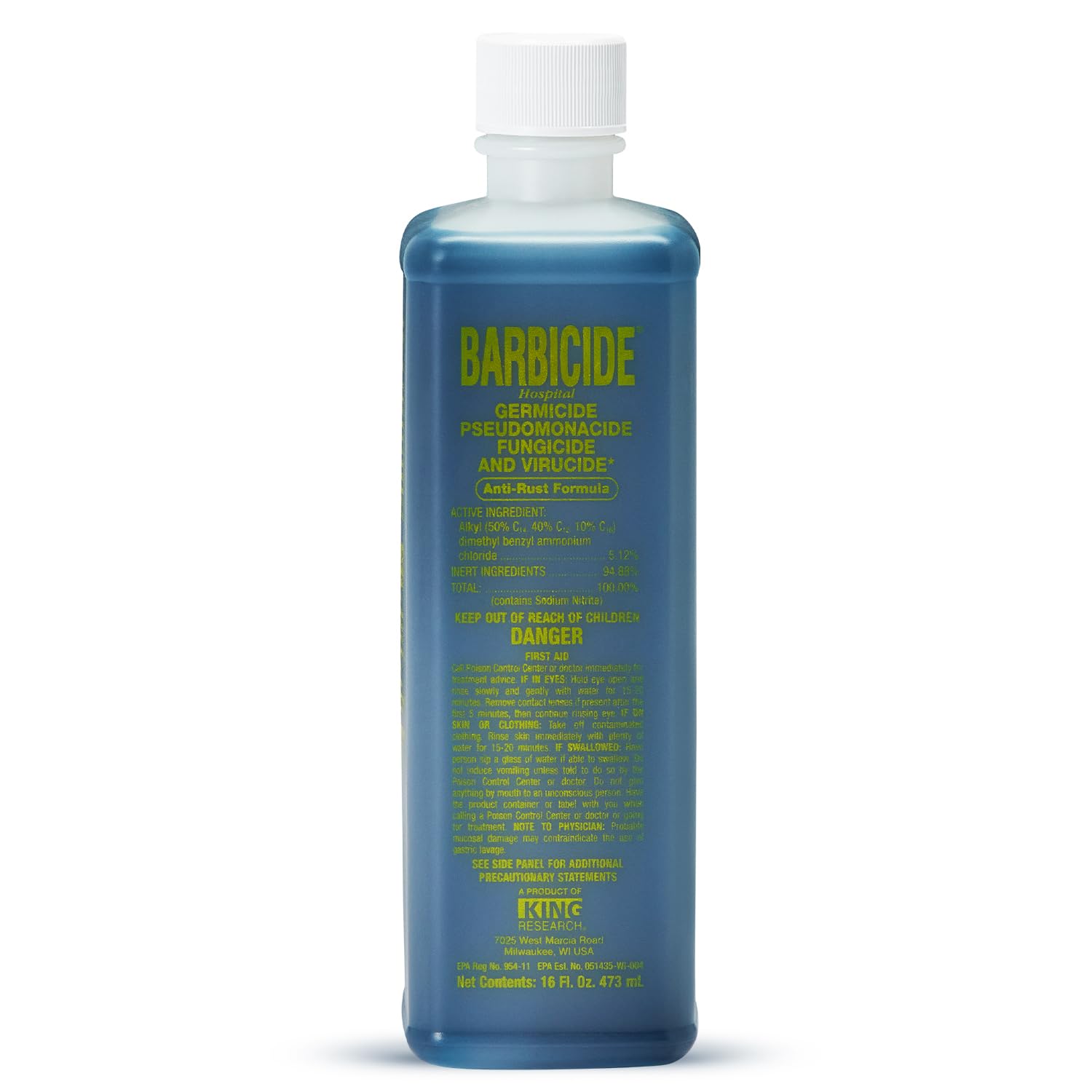 Barbicide Salon Barber Professional Disinfectant Solution 473 ml (Pack of 1) original version