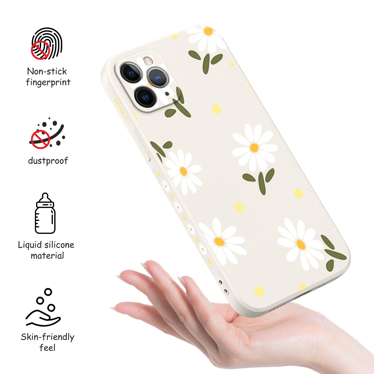LEECG IPhone 11 Pro Hülle – Schlankes Design Mit Seitendruck, Weiches Silikon