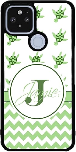 Miniatura 9 de Turtle Chevron Personalized Black Rubber Phone Case Compatible With Google Pixel 10, 10 Pro, 10 Pro XL, 9a, 9 Pro, Pixel 9, Pixel 9 Pro XL, 8a, 8