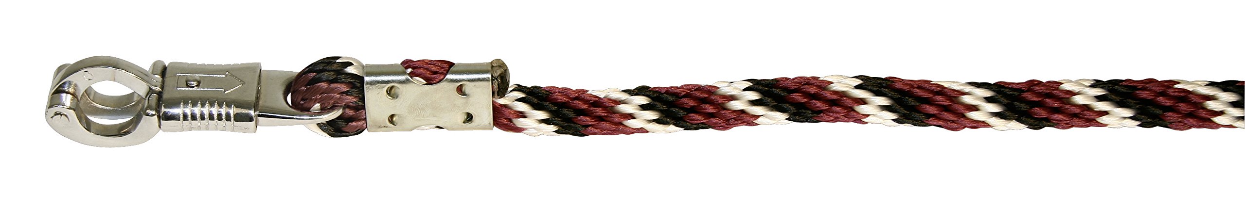 Kerbl Mustang Lead Rope With Panic-Hook - Red/Black/White