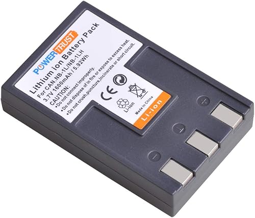 Miniatura 7 de Paquete de 2 baterías NB-1LH NB-1L + cargador USB LED para Canon IXY Digital 200 200a 300 300a 320 400 430 450 500 S200 S230 S330 PowerShot S200