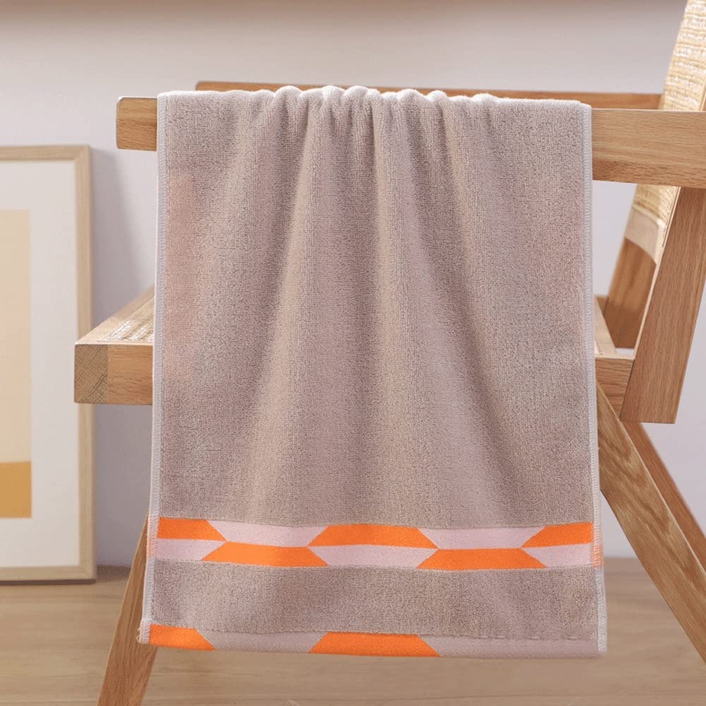 Serviette de toilette adulte style britannique coton argenté