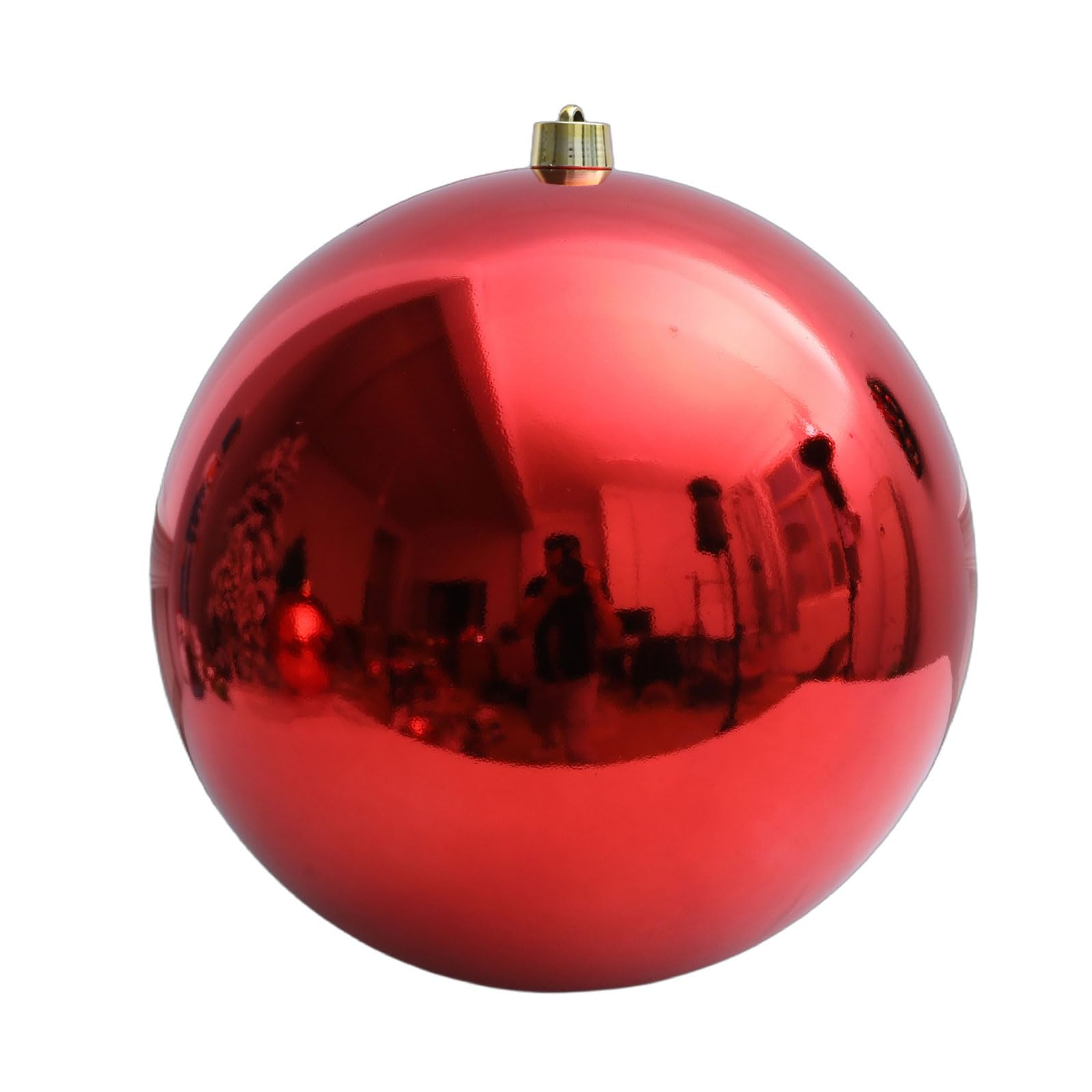 ZEPFJHE Glossy Christmas Decorative Ball 3 Size Option 25cm 30cm 40cm Suitable for Creating Joyful Holiday Atmospheres Plastics Christmas Tree Decorations