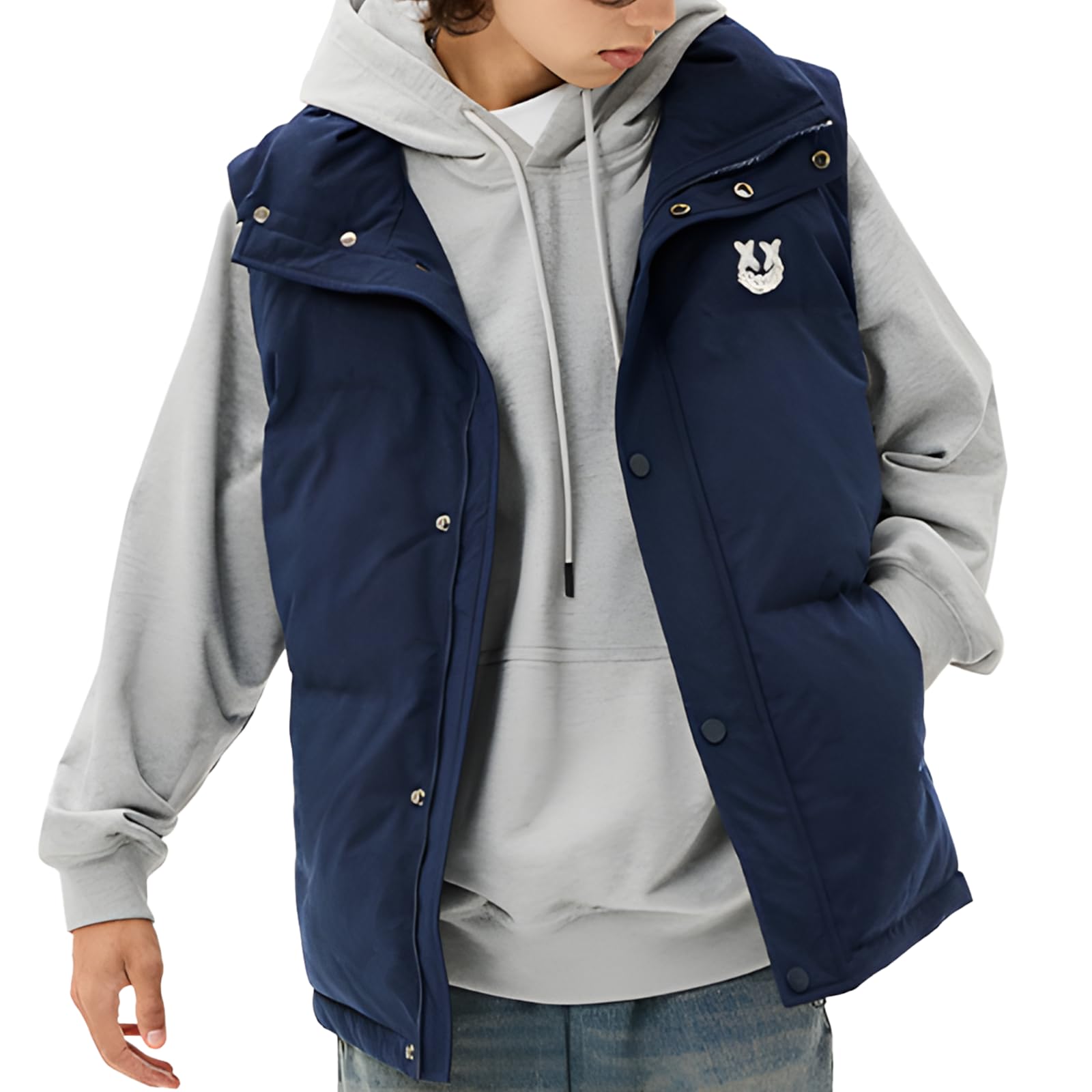 【67%OFF+400円OFF+ポイント50%】【実質599円】 uptoyou メンズ 中綿ベスト