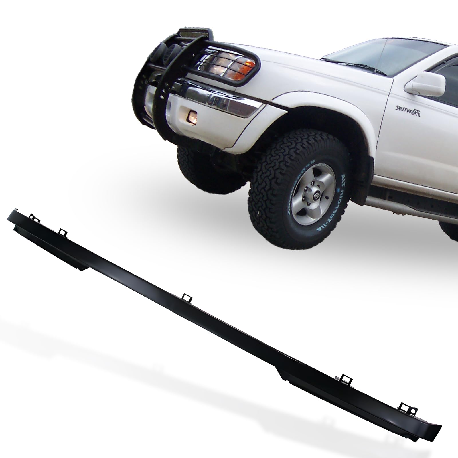 CarPartsDepot Bumper Filler Compatible With NISSAN Frontier 1998-2000 Metal Bumper Mold Filler Retainer