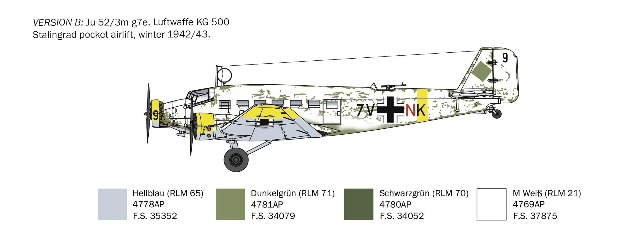 JUNKERS JU-52/3M MILITARY AIRPLANE 1935 / : Amazon.es: Hogar y cocina