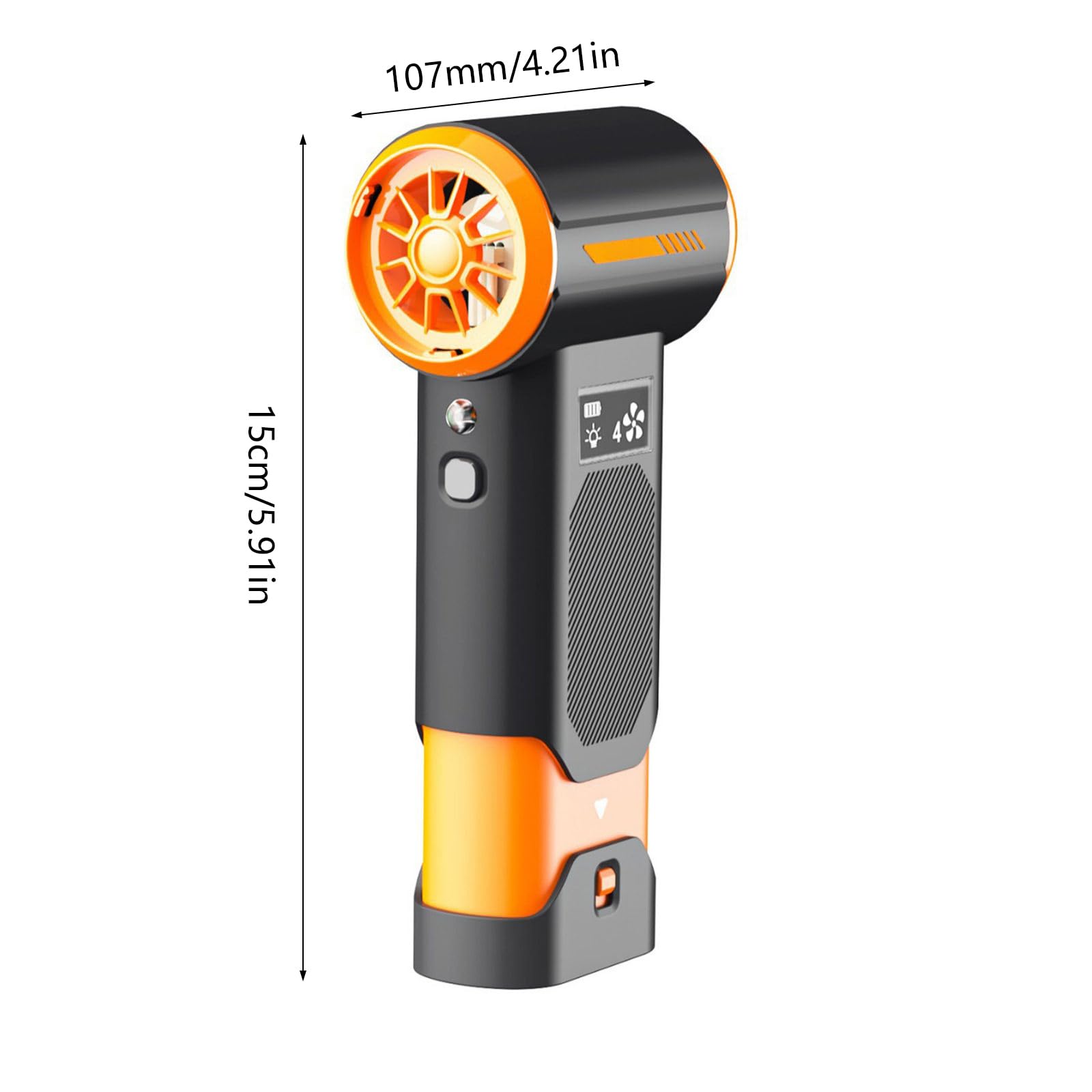 Ventilatore a batteria Ventilatore leggero Ventilatore portatile Motore 8000mAh Per Le Donne Uomini Pulizia del Computer Alimentazione Esterna Casa Elettrica