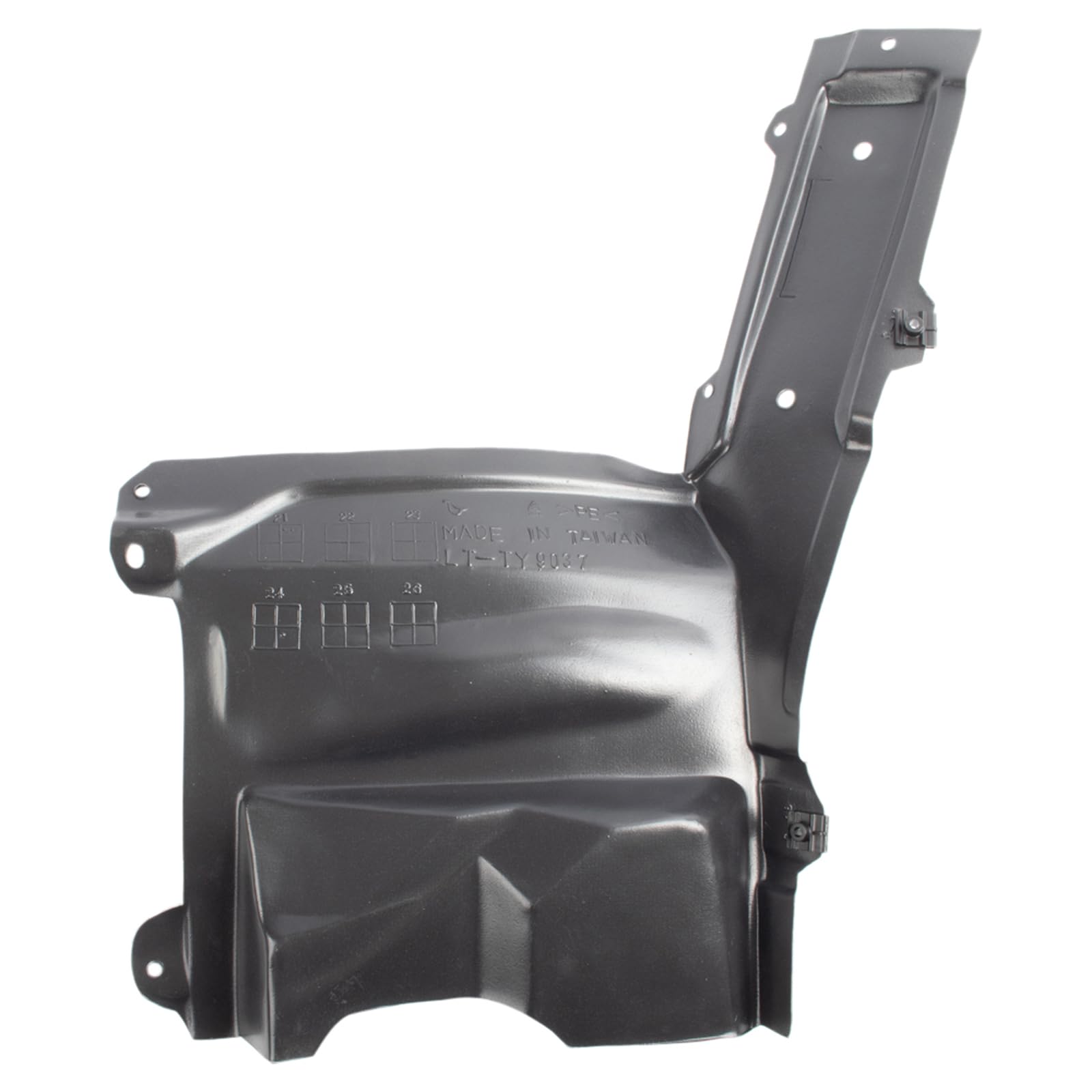 TRQ Left Engine Splash Shield Driver Side Compatible with 2019-2022 Lexus UX200 2019-2023 UX250h 2018-2022 Toyota C-HR TO1228280