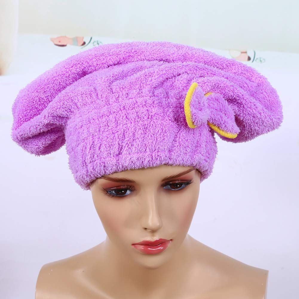 Microfiber Hair Towel Wrap for Women Magic Instant Dry Hair Towel - Image 3