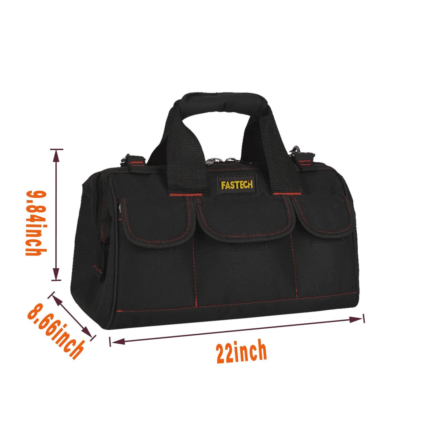 Snapklik.com : FASTECH 22-inch Heavy Duty Tools Bag