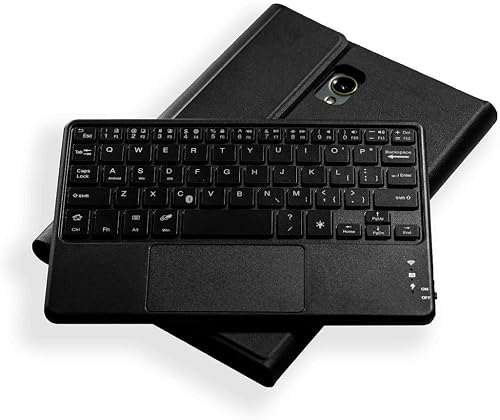 Tuff-Luv - Trackpad Keyboard Cover - Bluetooth Keyboard Case with TrackPad - Compatible with the Samsung Tab S11 Ultra 14.6" (SX-X936) - Black (Note: these Keyboards DO NOT offer an AI Key)