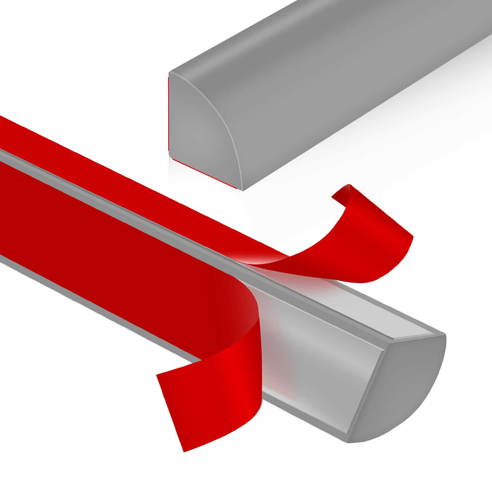 Snapklik.com : Flexible Quarter Round Molding Peel And Stick Rubber ...