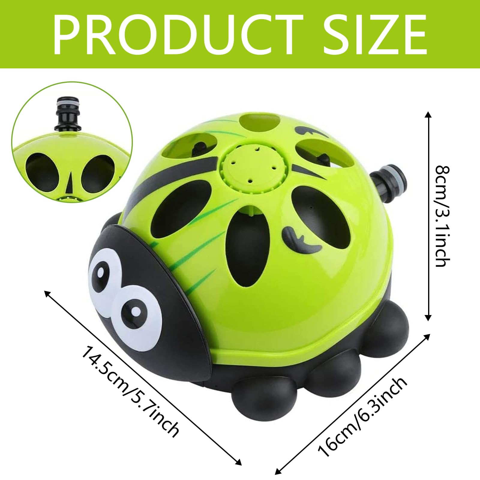 Outdoor Sprinkler Toy bambino Giochi da Giardino 3-10 Anni