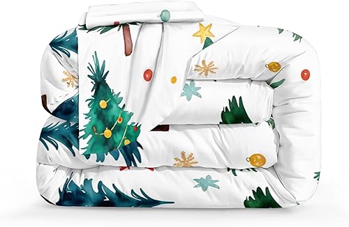 Vista 44 de MOVE OVER Juego de ropa de cama con temática de playa azul, tamaño Queen, 4 piezas, gaviota blanca y rocas marinas, patrón de paisaje marino azul