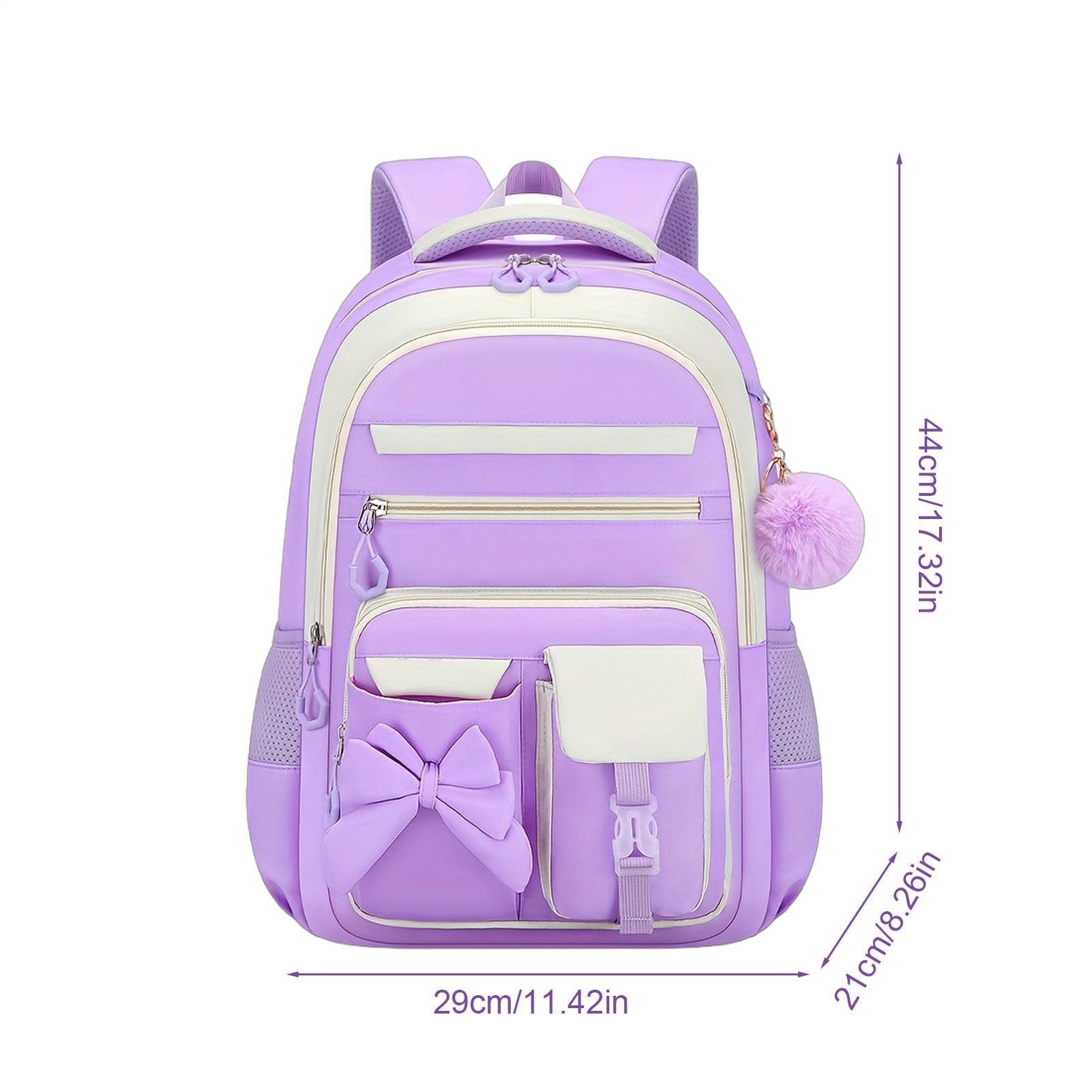 Zaini scolastici per ragazze Zaino Da Viaggio Impermeabile Di Grande | Borsa Porta Libri Per Studenti per Scuola 'Infanzia, Studenti e Medie, Bambini, Ragazzi, Ragazze e Adolescenti