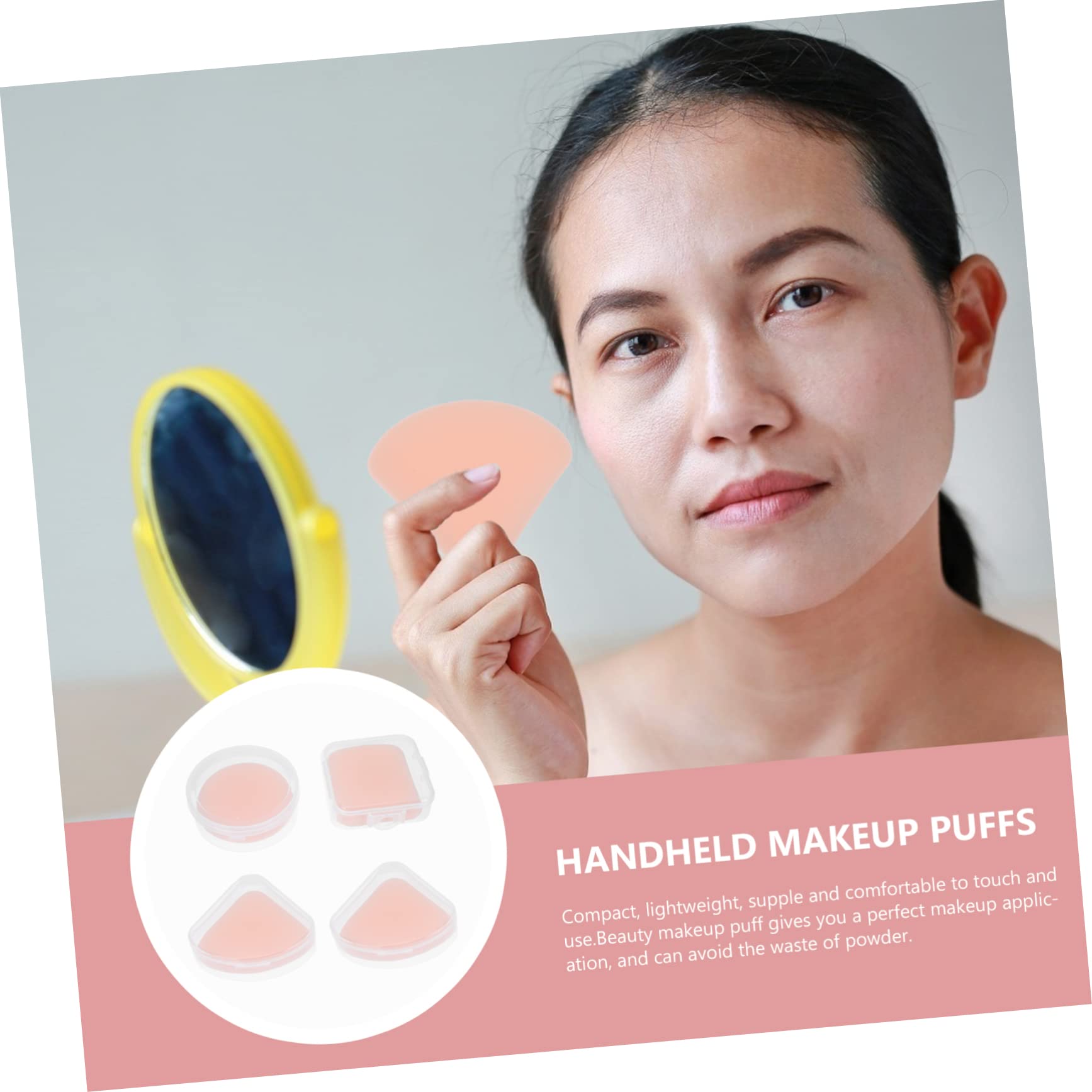 16 Pz Piumino Da Cipria Spugne Piumini Da Cipria Fatti in Casa Forniture Cosmetiche Accessori Per Il Trucco Soffi Morbidi Ragazza Poliuretano Idrofilo Così Morbido Crema Cosmetica