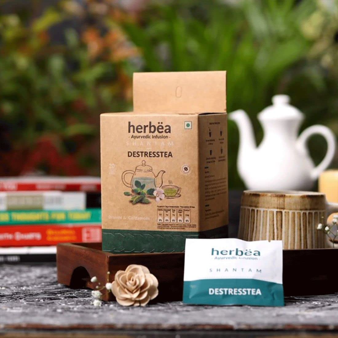Herbea Destresstea Cardamom Herbal Infusion Tea Bags Box (20 Bags) (B0BN1Z9J1R) Amazon Price History, Amazon Price Tracker