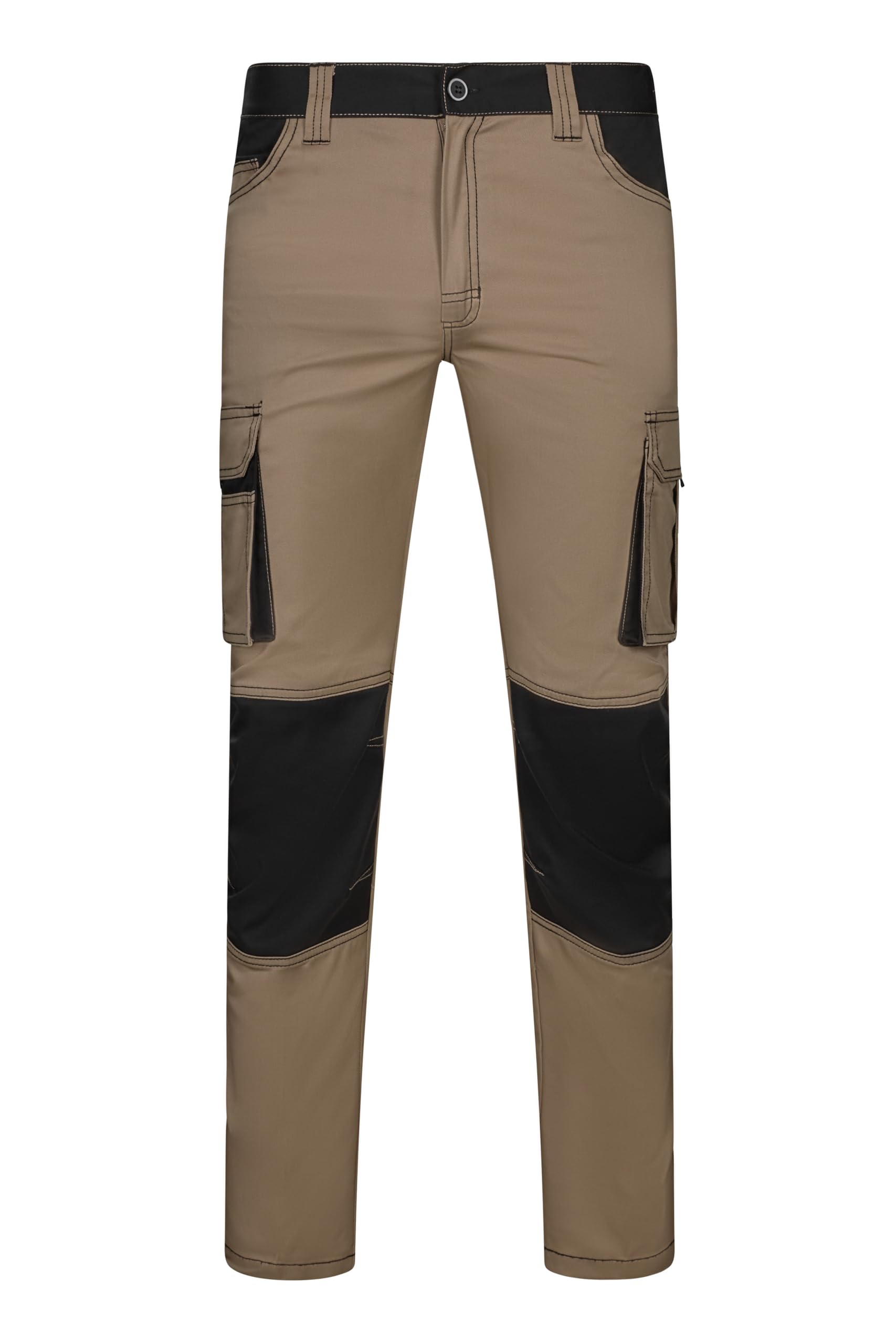 VELILLA Pantalón Stretch Bicolor Pantalones de utilidades de Trabajo Unisex Adulto — view 7