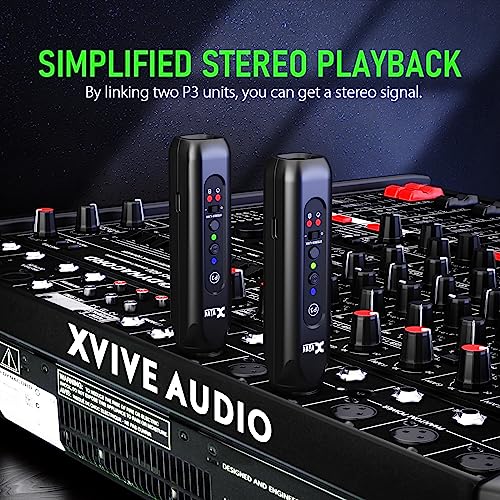 xvive p3 wireless xlr bluetooth receiver bluetooth adapter for speakers audio mixer pa systems dj systemp3 xlr