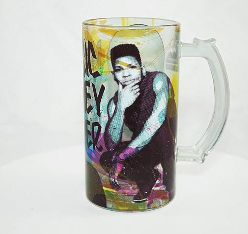 Miniatura 3 de JUST FUNKY Empire Music Money Power - Taza de cerveza de vidrio (16 onzas)