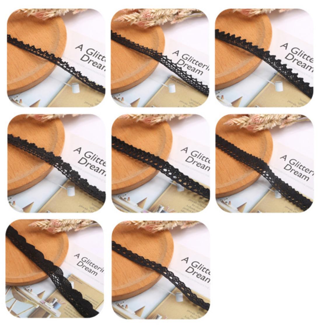 Ruban De Dentelle Vintage En Coton - Ruban Décoratif - Tissu