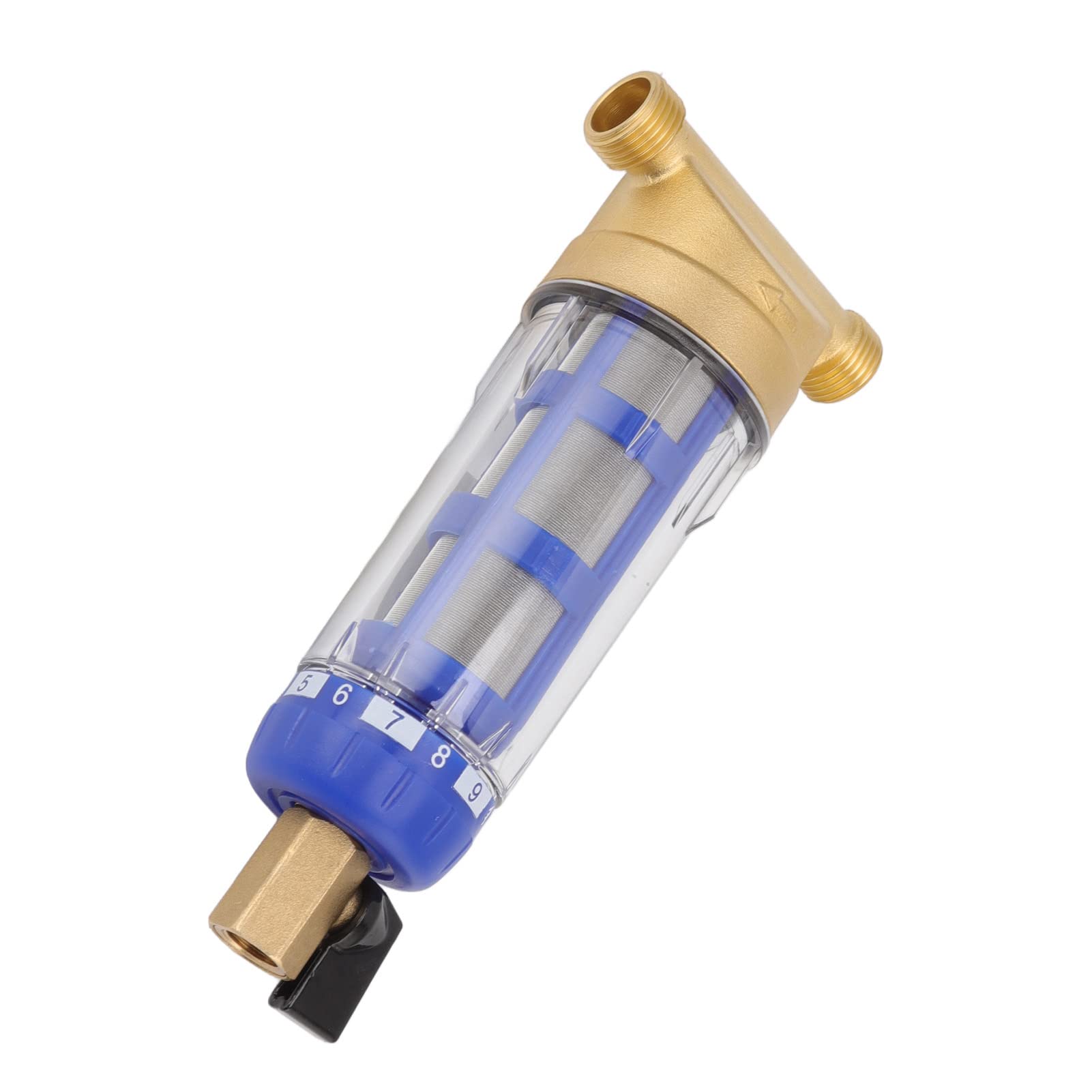 Filtro Acqua Sedimenti Spin-Down - 40 Micron, Riutilizzabile, In Ottone, Per Pozzo E Tubazioni, 1/2 Pollice - Foto 10