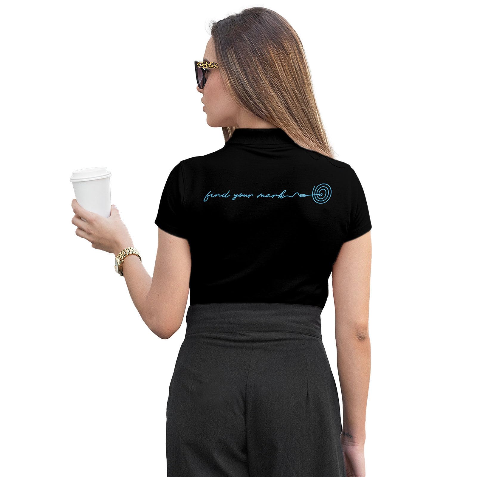Women's Polo T-Shirt | Cotton Rich | Globally Certified Fabric | Wrinkle-Resistant | Colors Dont Fade | Regular Fit | Find Your Mark Design-picture-18