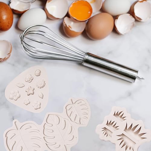 Miniatura 7 de Moldes de silicona de chocolate con hojas tropicales de safari, 4 unidades, para hornear, decoraciones de pasteles, decoraciones de cupcakes,