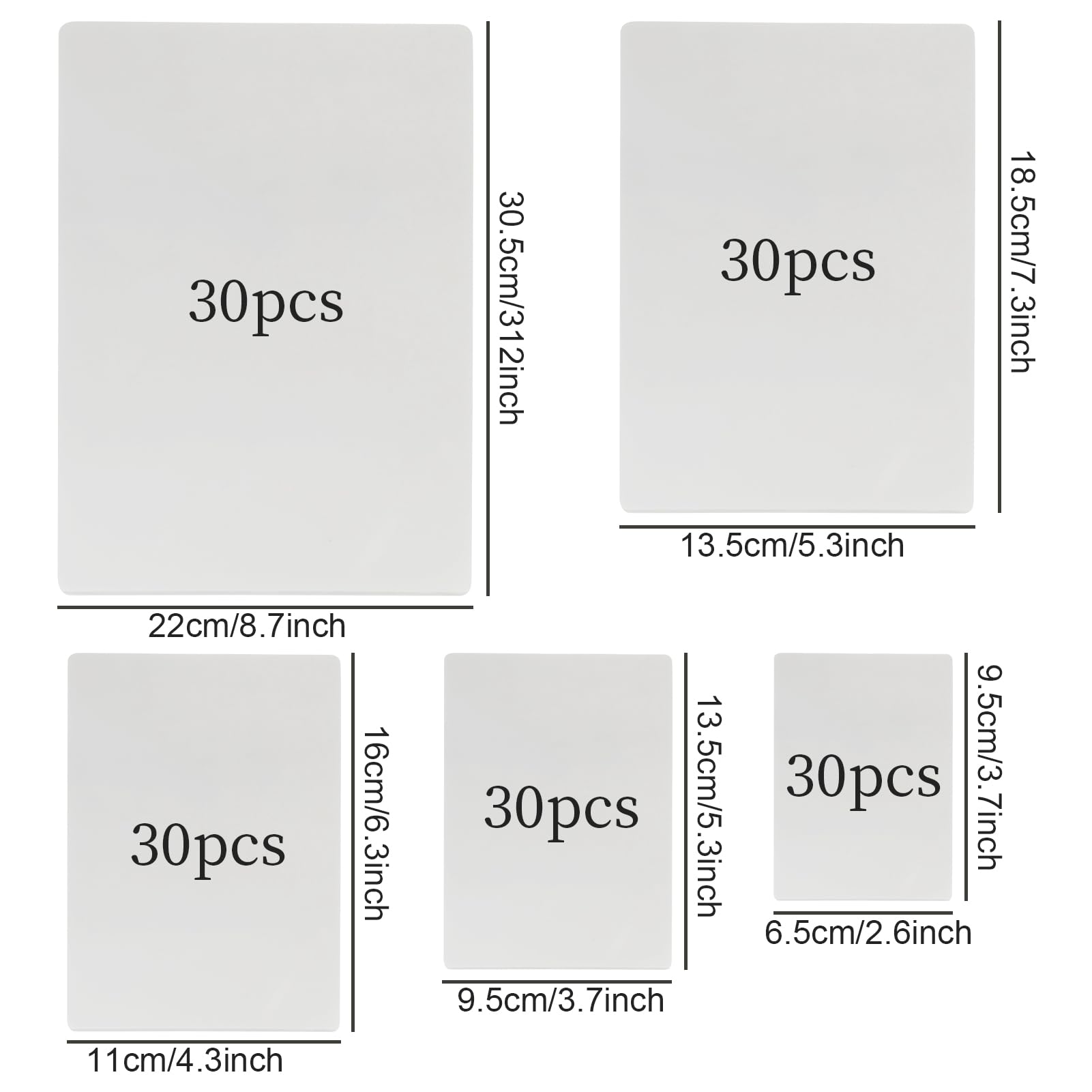 150 Pcs Thermal Laminating Pouches - Image 2