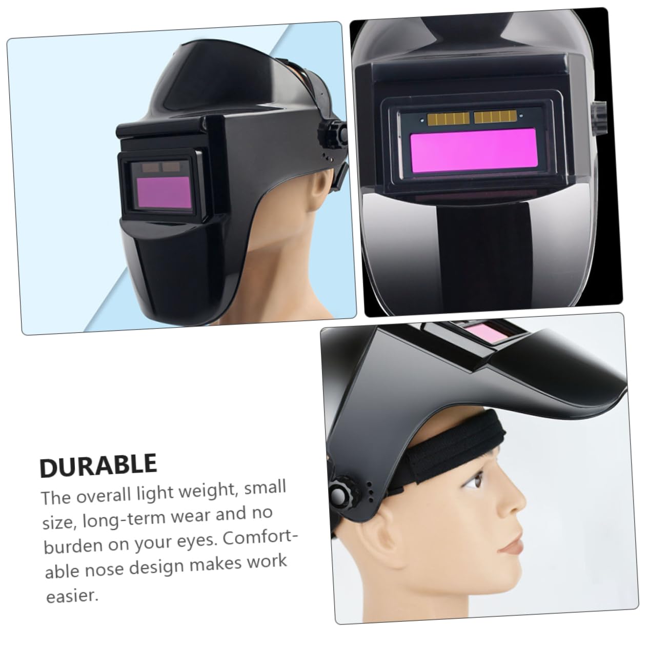 HOMSFOU 2ensembles Lunettes De Soudage à Teinte Variable Et pour Soudeurs avec Protections Supplémentaires pour Soudage à Argon Travaux De Bricolage