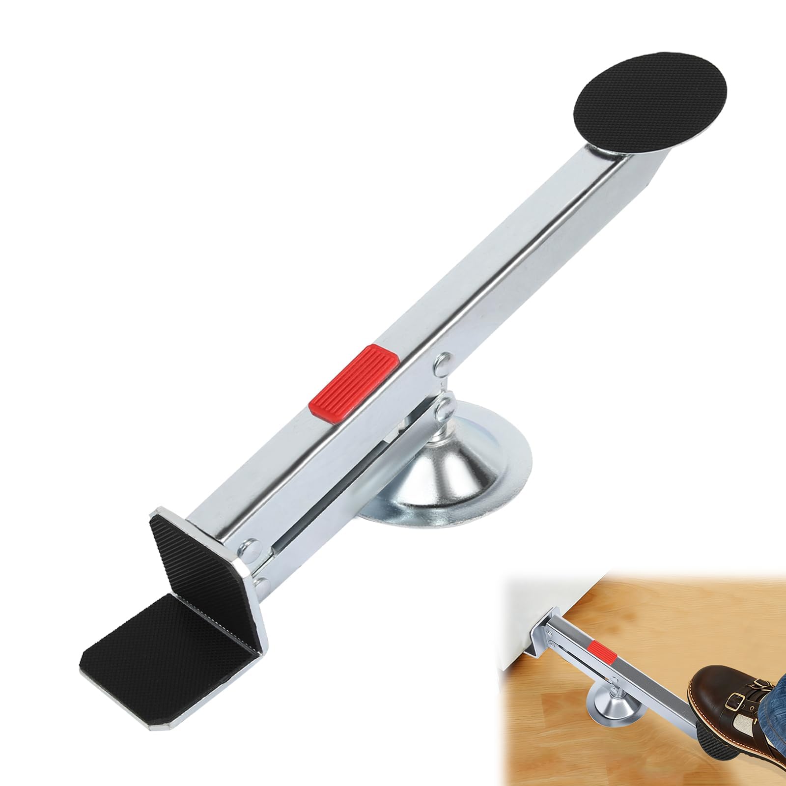 Möbelheber für Schwere Möbel, Türheber mit 360-Grad-Drehung, Fußbetätigte Hebewerkzeug Ermöglicht Eine rutschfeste Türheber für Zimmertüren Lastenheber Arbeitssparender Heber