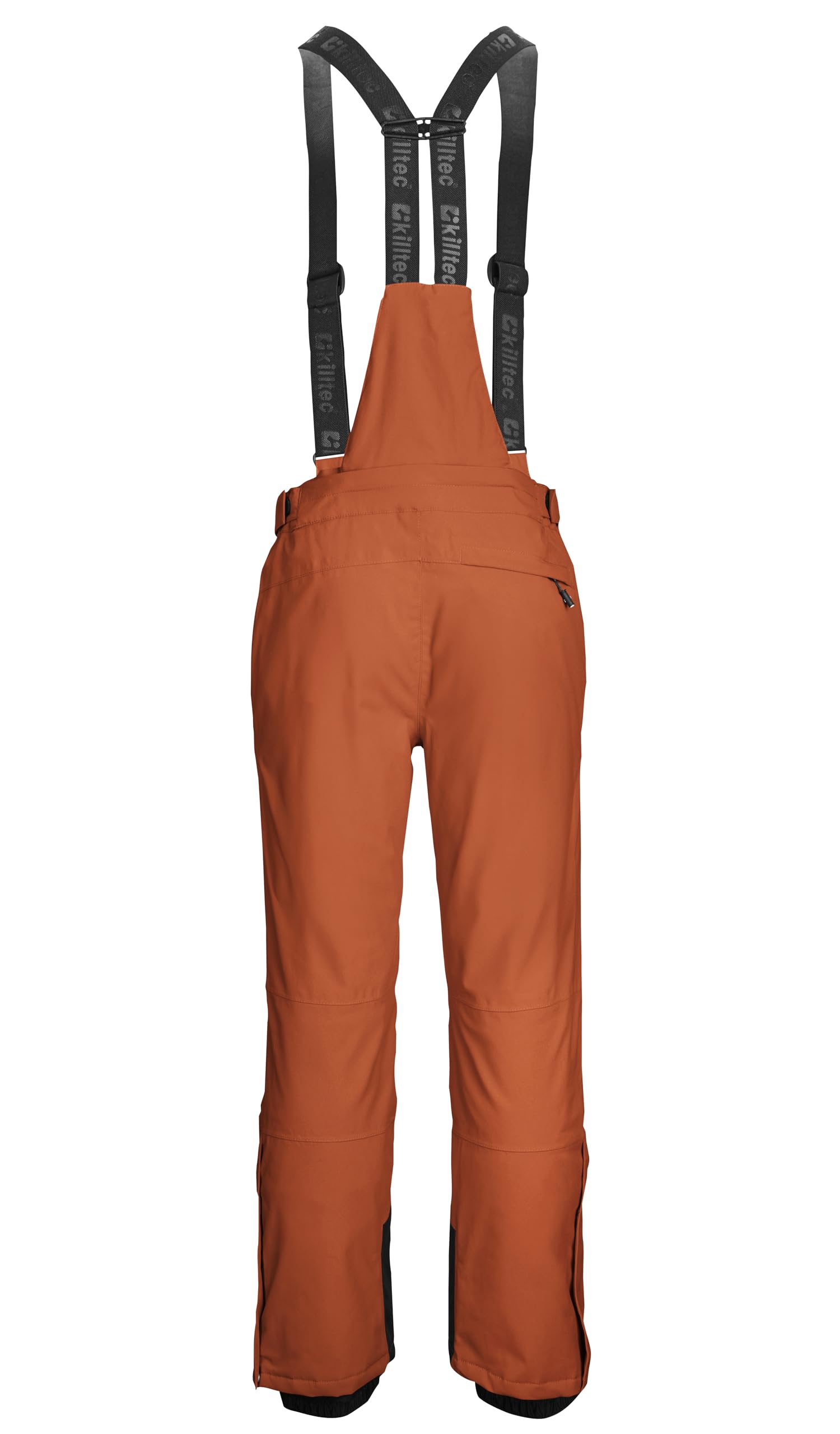 Killtec Herren Skianzug - mit 10.000 mm Wassersäule, PFC frei - Skijacke Schwarz Khaki - Skihose Orange