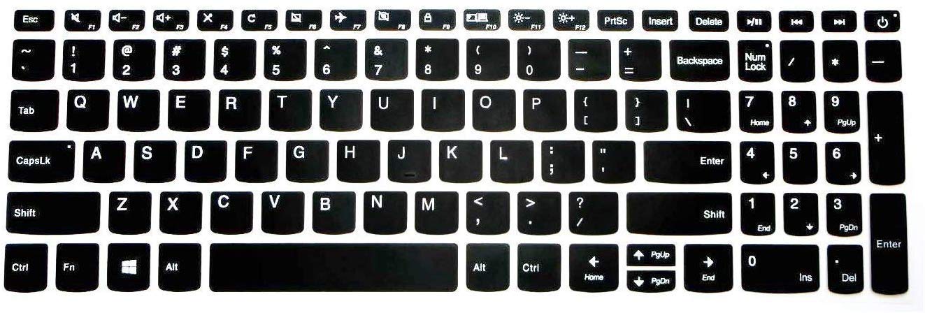 Saco Keyboard Protector Silicone Skin Cover for Lenovo IdeaPad S145 Laptop - Black (B08THVVG3W) Amazon Price History, Amazon Price Tracker