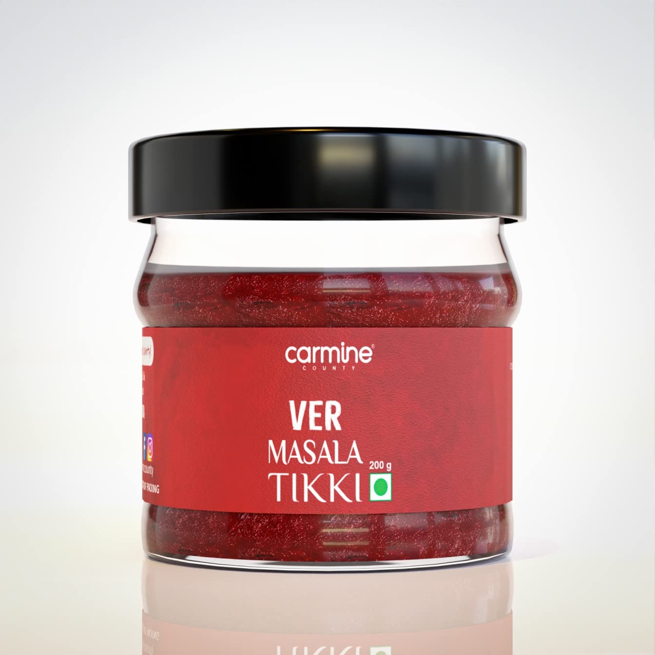 Carmine County Kashmiri Masala Tikki (Ver) - Blended Spices & Herbs Premix 200 grams - Tasty and flavorful Recipe (B09RZWCTZJ) Amazon Price History, Amazon Price Tracker