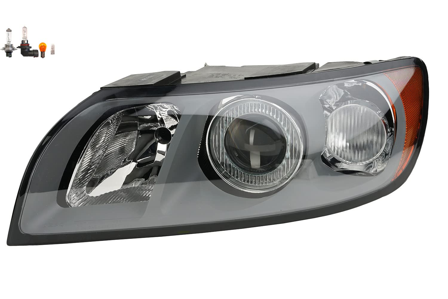 Johns Faro anteriore alogeno per Volvo V50 04/04-07/07 Lampadina sinistra