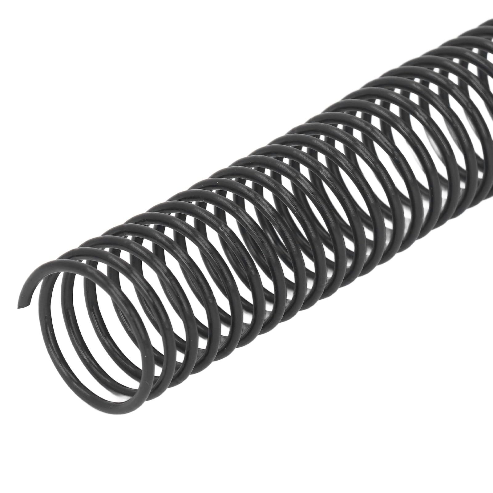 Bobine per rilegatura a spirale 30 pezzi 29 mm in plastica PVC 48 denti Rapporto 4:1 Capacità di 260 fogli Forniture professionali per rilegatura di documenti per report di