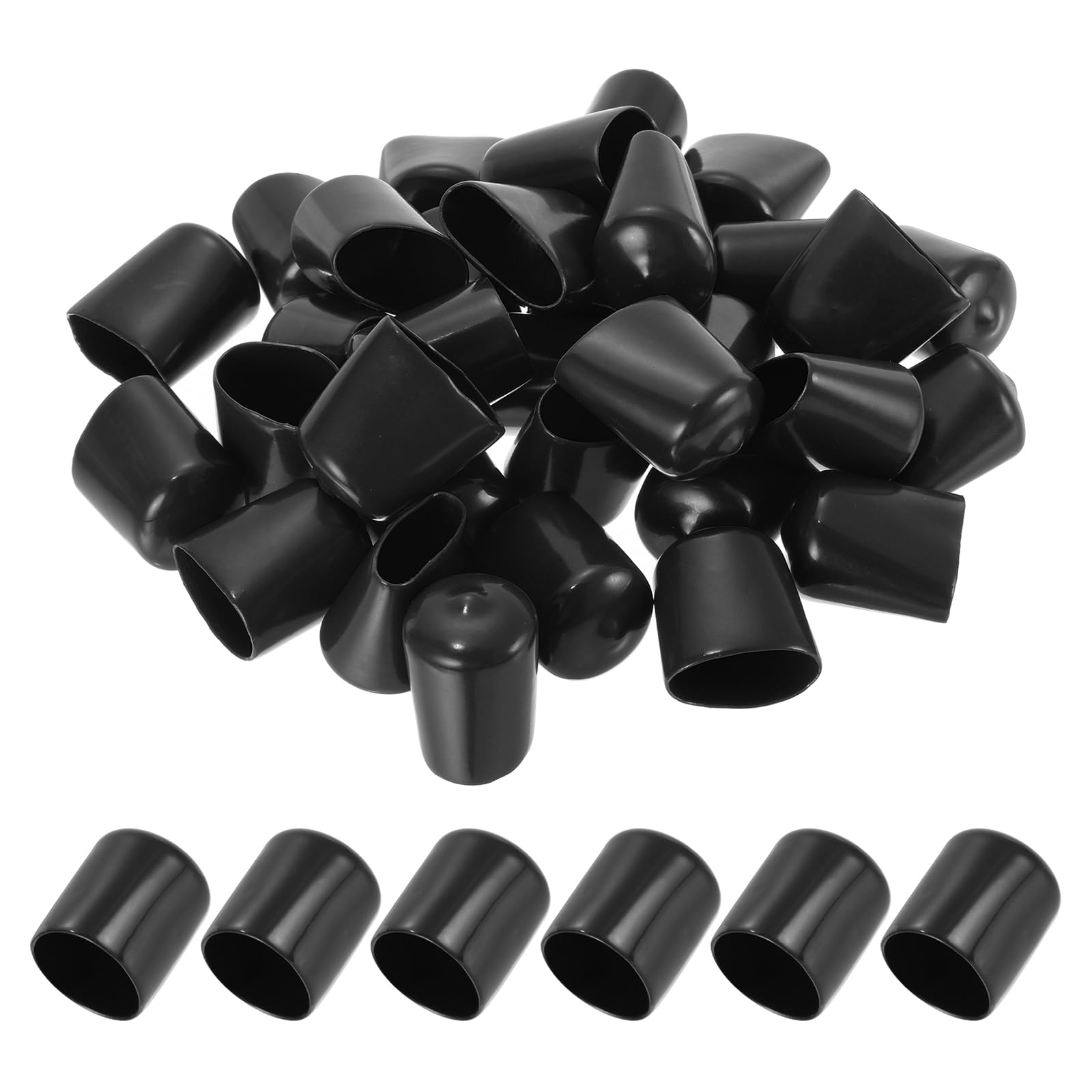 PATIKIL 22MM Vinyl Rubber End Caps
