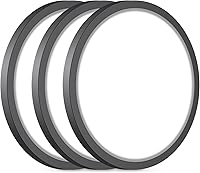 Vista 22 de Lámparas de techo de montaje empotrado, 3000K-4000K-6500K y 100W equivalentes a luces LED planas para techo de habitación, luces de techo redondas