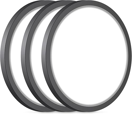 Miniatura 22 de Lámparas de techo de montaje empotrado, 3000K-4000K-6500K y 100W equivalentes a luces LED planas para techo de habitación, luces de techo redondas