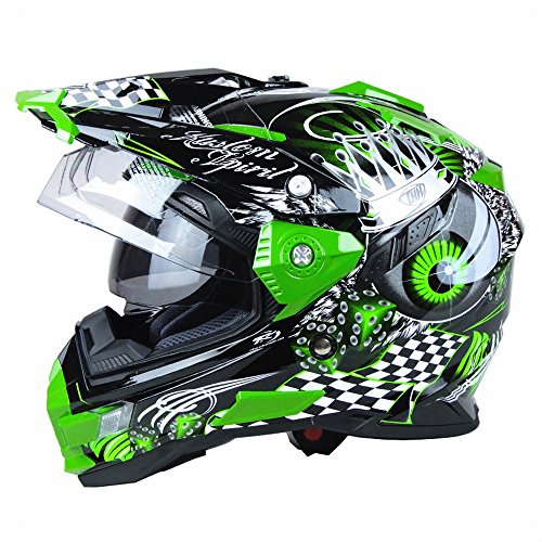 Casque de motocross GZZ idéal pour les sorties de route et trajets quotidiens en moto pour homme
