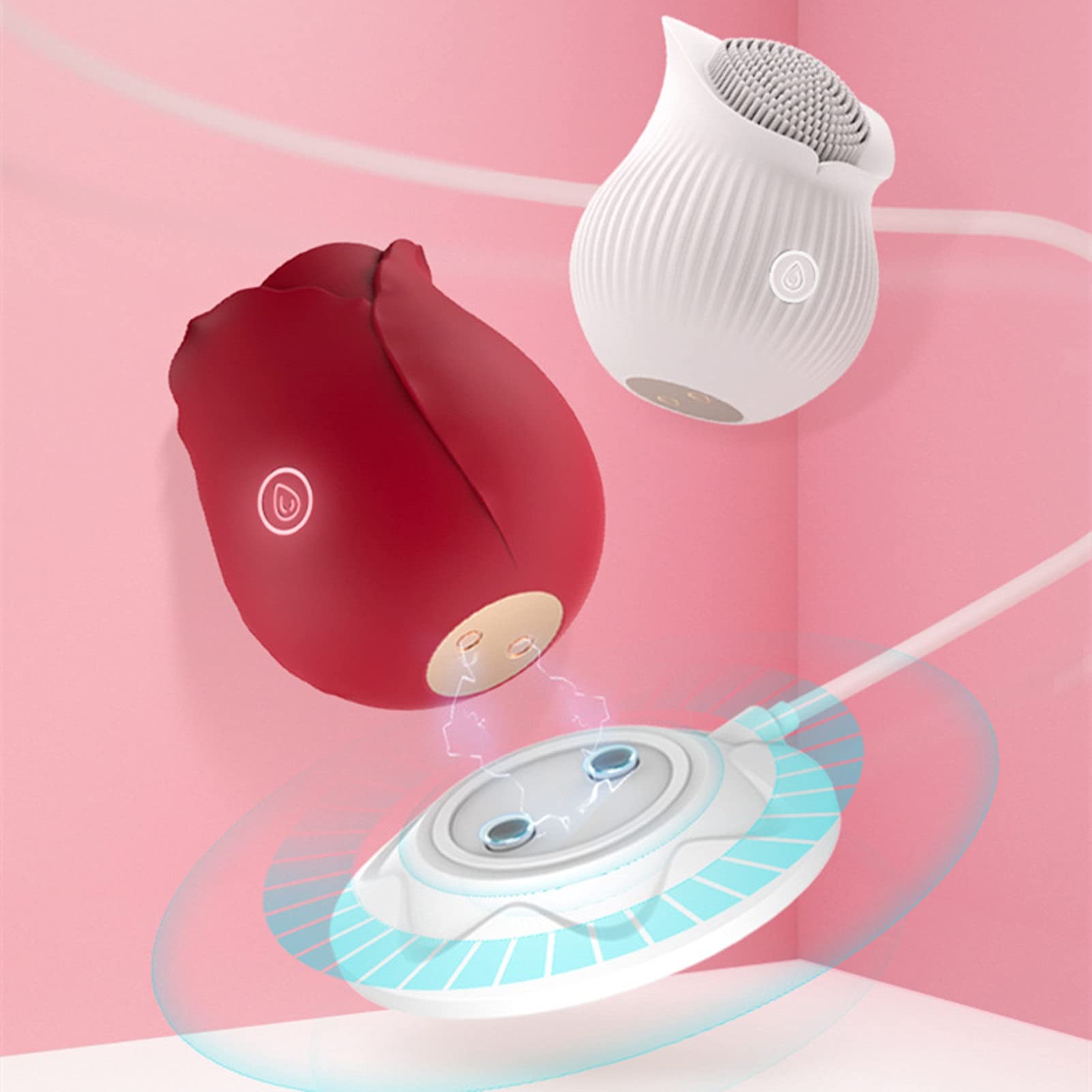 ZXZS Muscle massage Rose flower sucking Toy waterproof and USB ZXZS Muscle massage Rose flower sucking Toy waterproof and USB