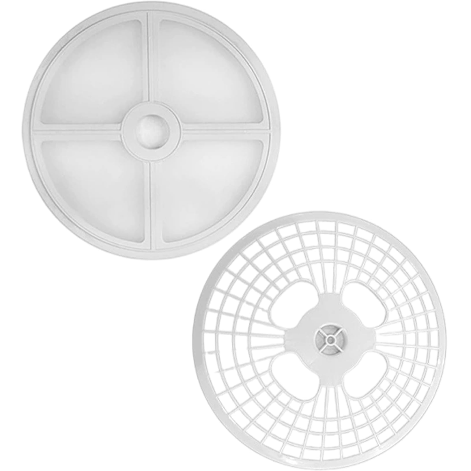 Peosaard White Dryer Filter, Dryer Lint Filter, Air Outlet Parts Portable Filters Tumble Clothing Filtering Disc Sheet Clothes Screen Mesh Replacements, Portable Filters
