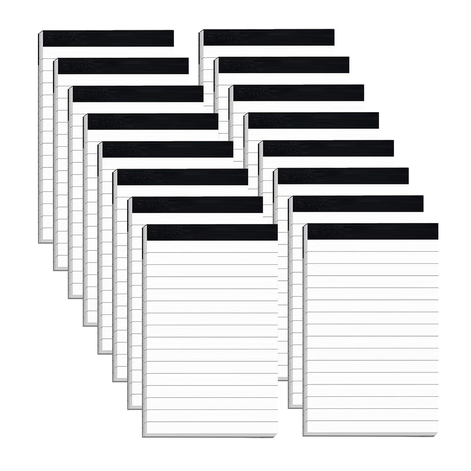 Marnovest 16 Pack A7 Mini Notepads, 3x5 Inch 30 Sheets Pocket Notebook, Portable Note Pad for Daily Reminder Note Taking Planning Organization